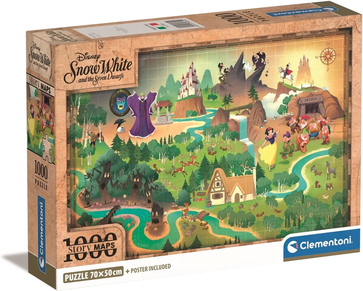Clementoni Disney Sneeuwwitje Puzzel 1000 Stuks
