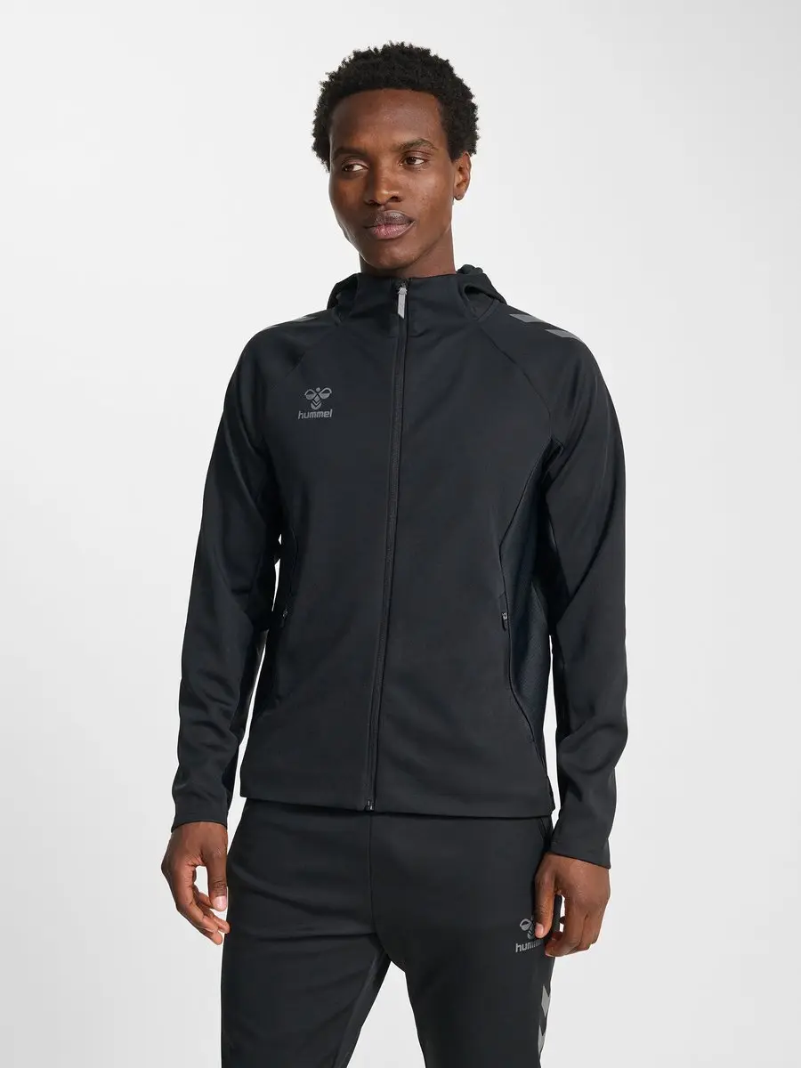 Hummel HMLCIMA 2.0 Zip Hoodie Trainingsjack - XXL - Black
