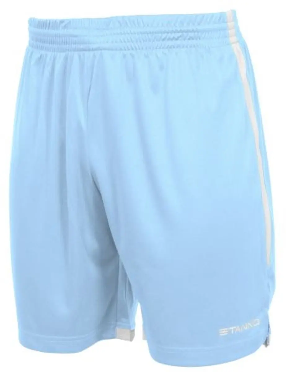 Stanno Focus Shorts II Sportbroek M - Lichtblauw/Wit - afbeelding 6 van 6
