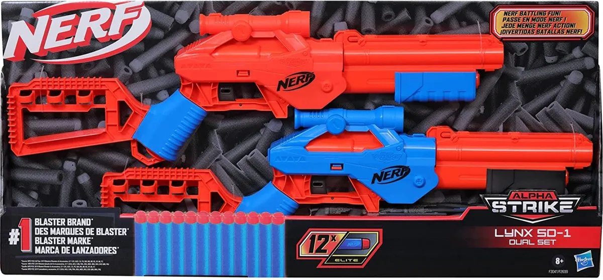 Nerf Alpha Strike Lynx SD-1 Dual Set - Blauw