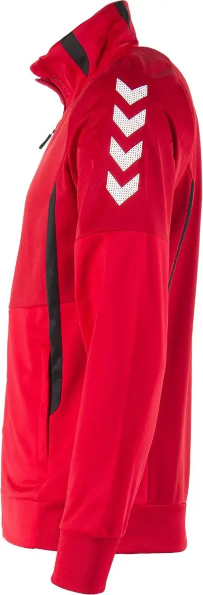 Hummel Authentic Poly FZ Sportvest Kids 140 - Rood