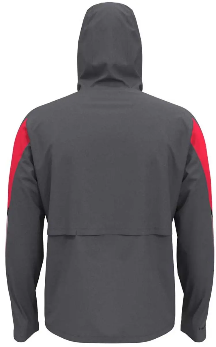 Under Armour Velociti Storm Heren Hooded Jas - S - Donkergrijs/Rood/Roz