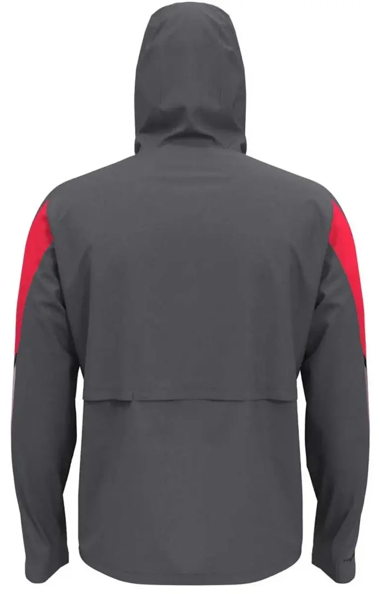 Under Armour Velociti Storm Heren Hooded Jas - S - Donkergrijs/Rood/Roz