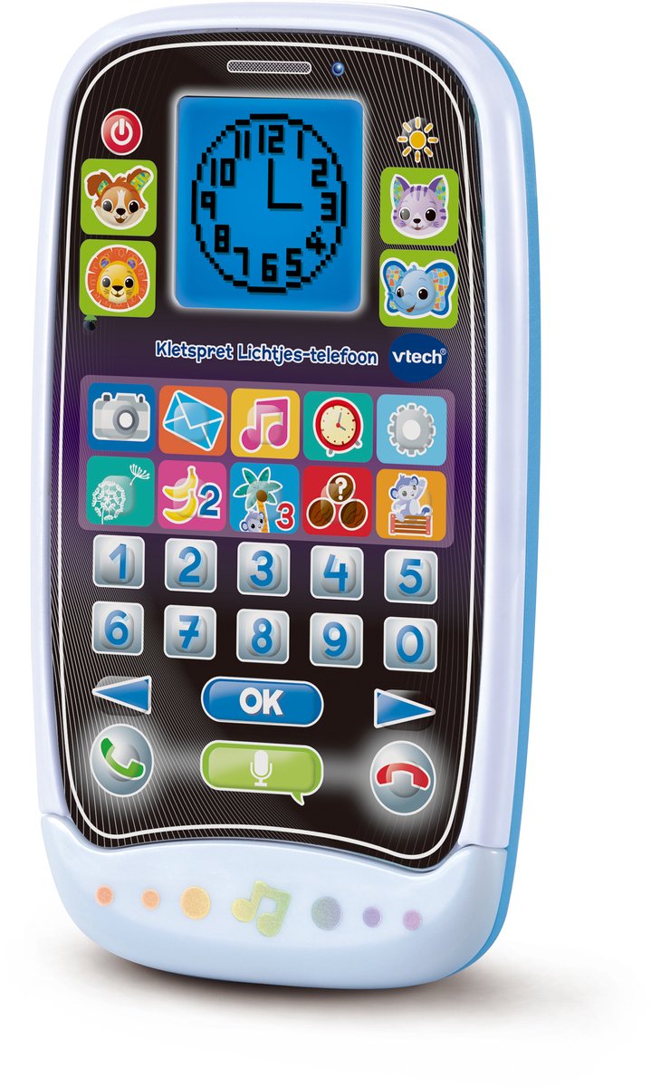 VTech educatief speelgoed Kletspret Lichtjes-Telefoon multicolor.