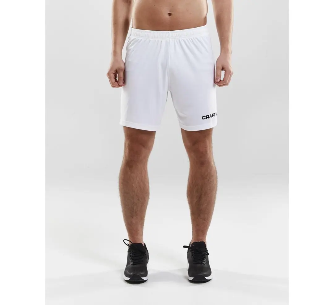 Craft Squad Short Heren Sportbroek - XL - Wit/Zwart