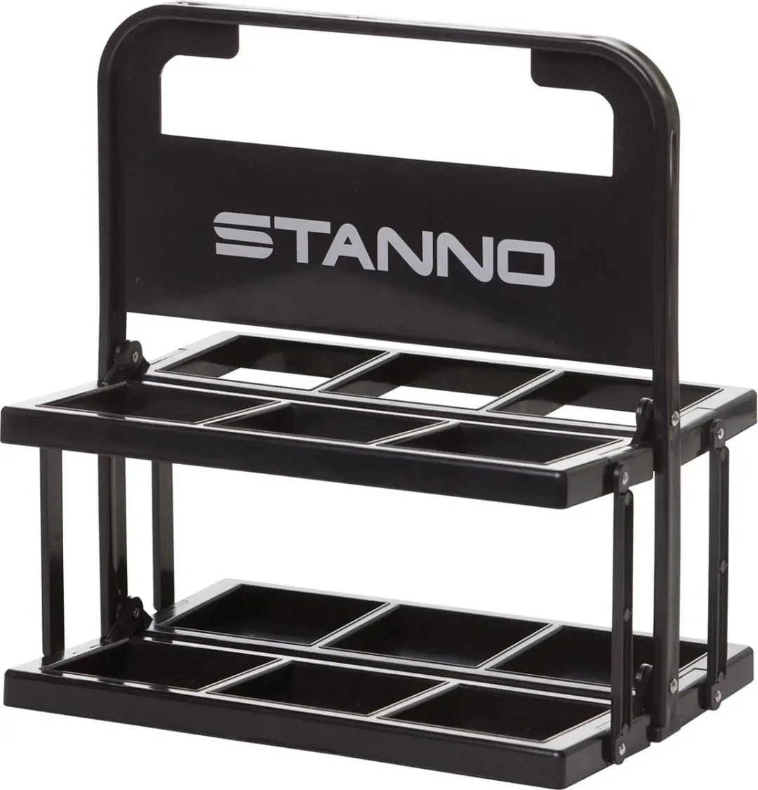 Stanno Bottle Carrier - 6 Stuks - Zwart