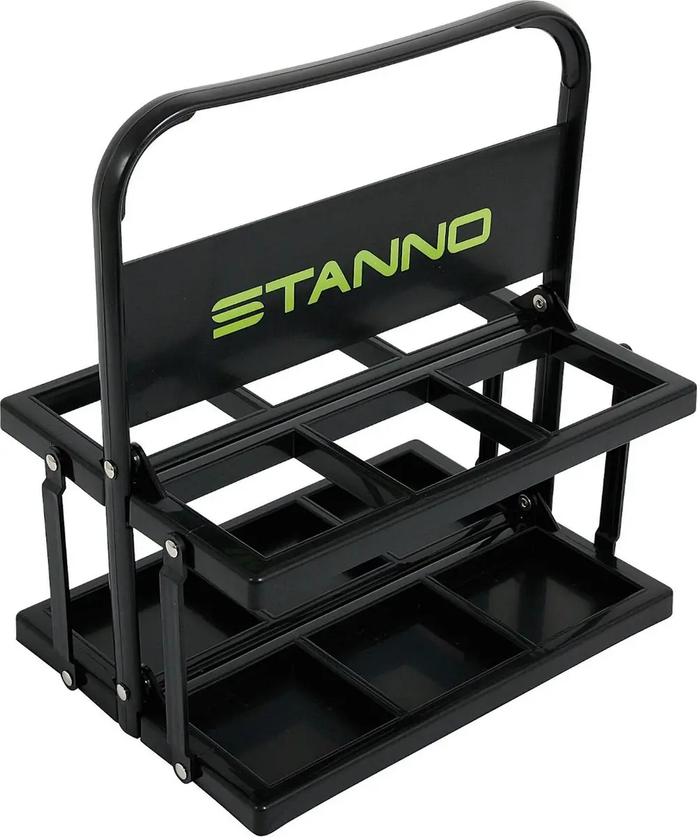Stanno Bottle Carrier - 6 Stuks - Zwart