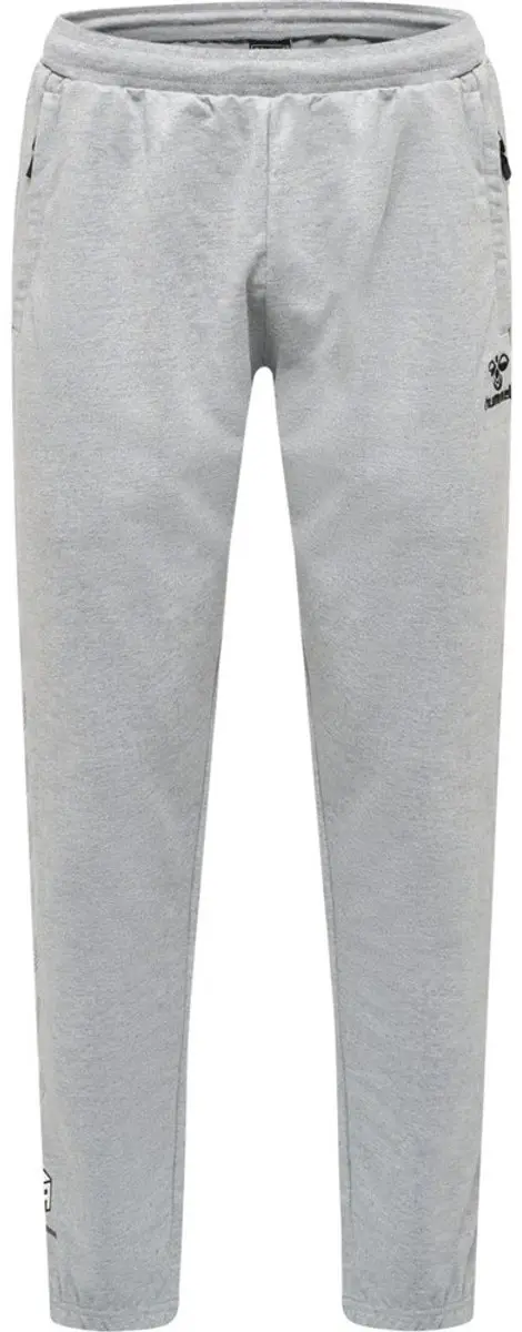 Hummel HMLmove Grid Cotton Joggingbroek S - Grijs