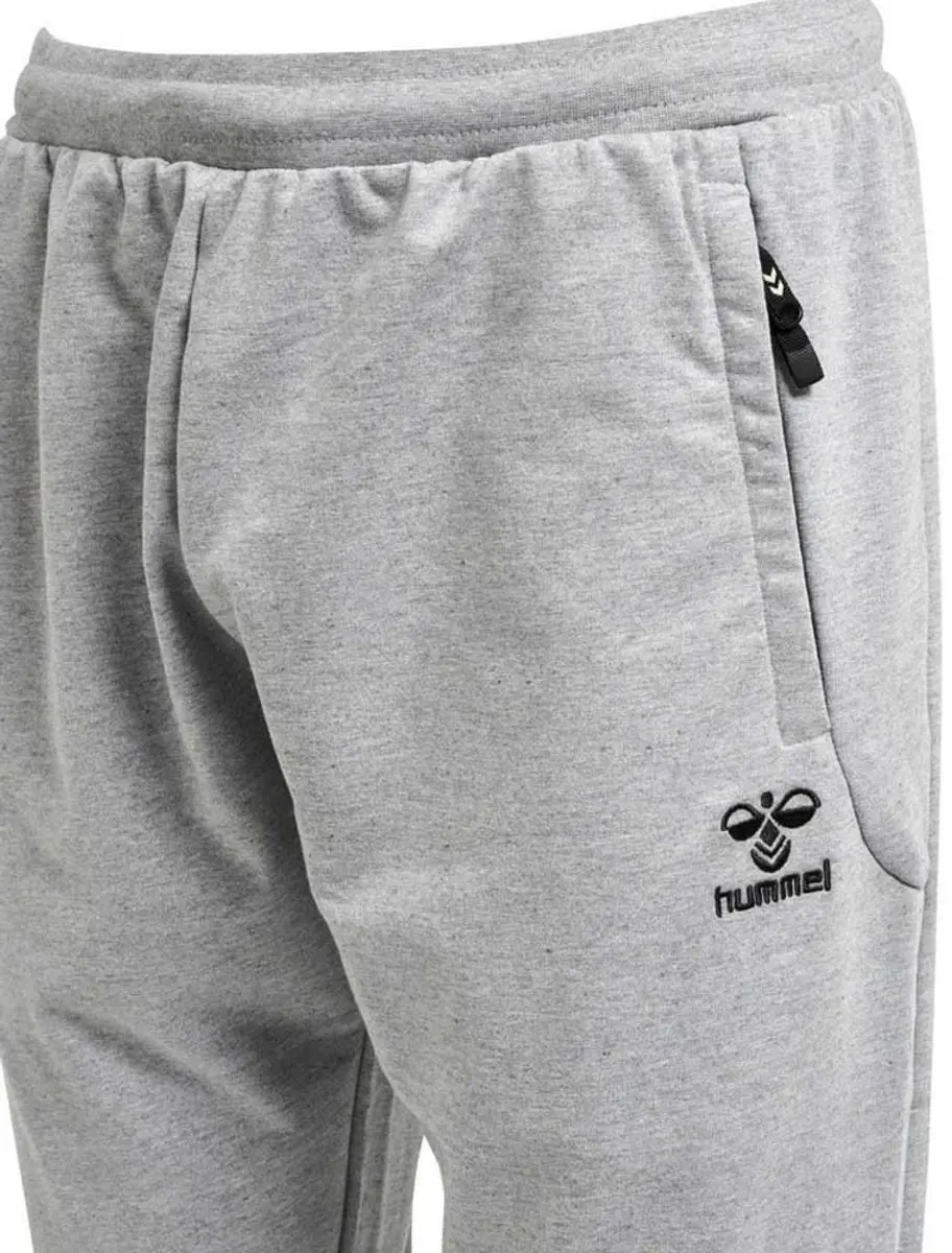 Hummel HMLmove Grid Cotton Joggingbroek S - Grijs