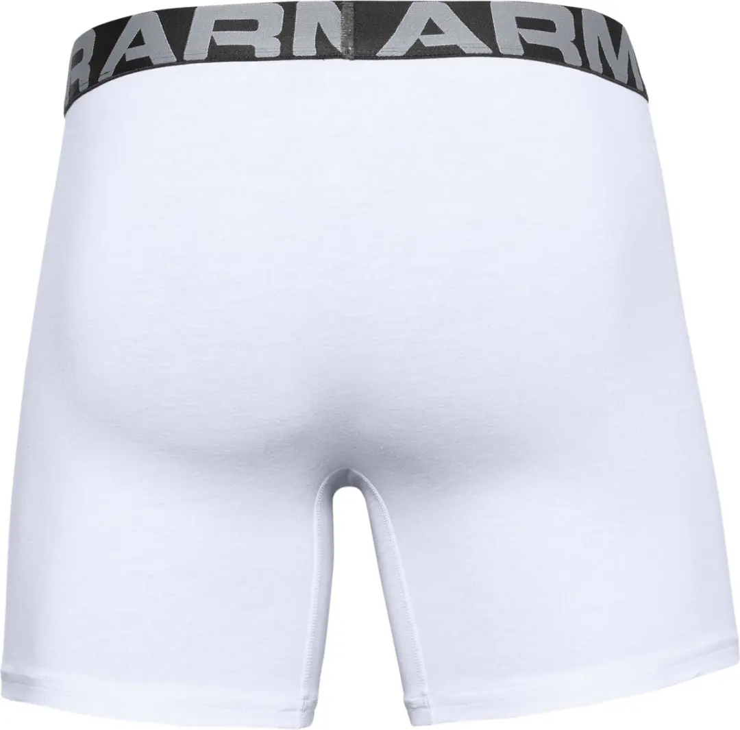 Under Armour UA Charged Cotton 6in Heren Sportonderbroek - 3 Stuks - Maat S