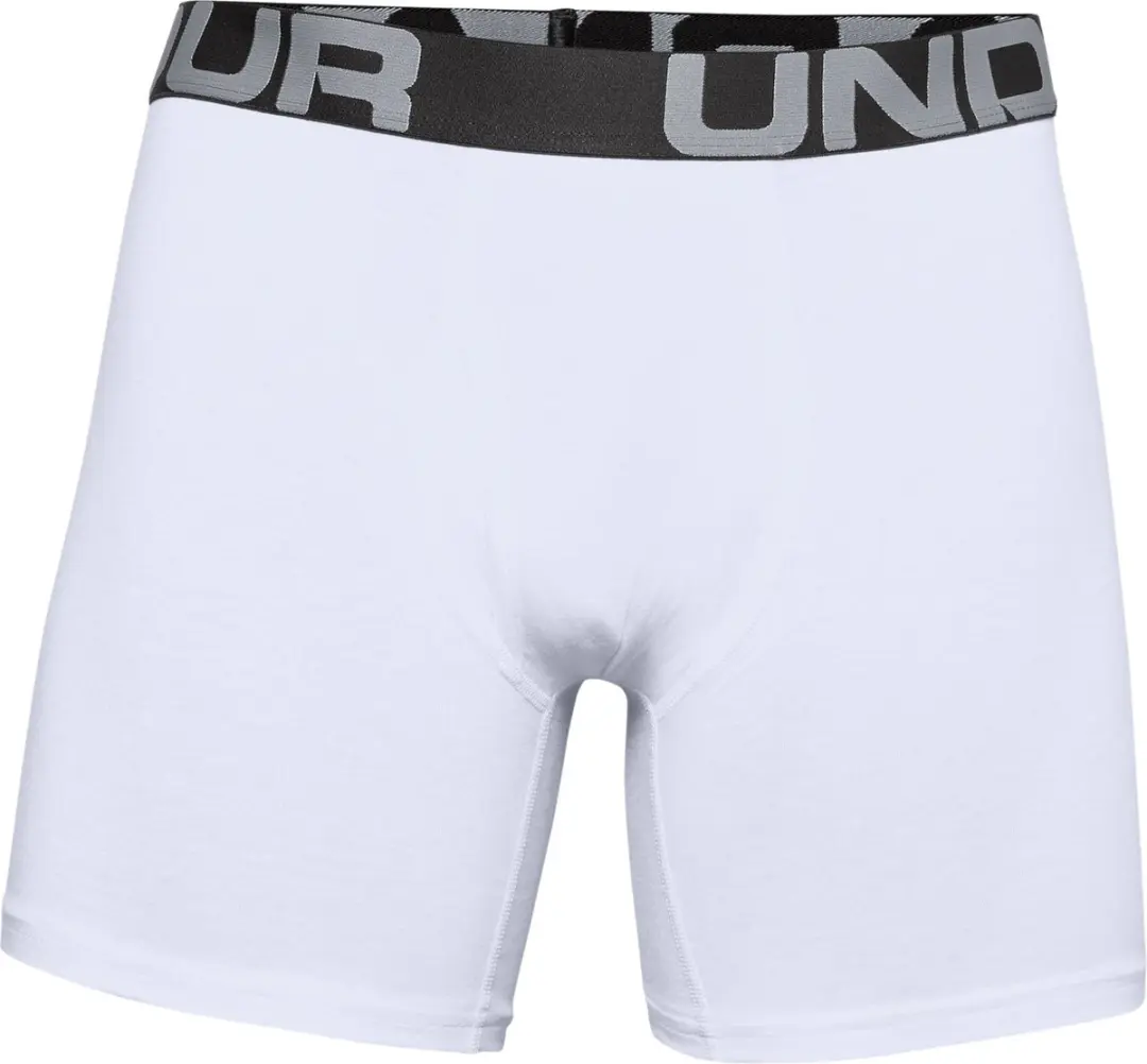Under Armour UA Charged Cotton 6in Heren Sportonderbroek - 3 Stuks - Maat S