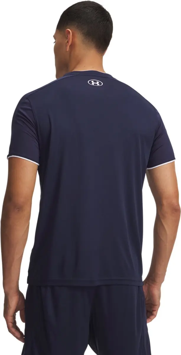 Under Armour UA M Challenger Train SS-BLU Heren Sportshirt - Navy/Wit
