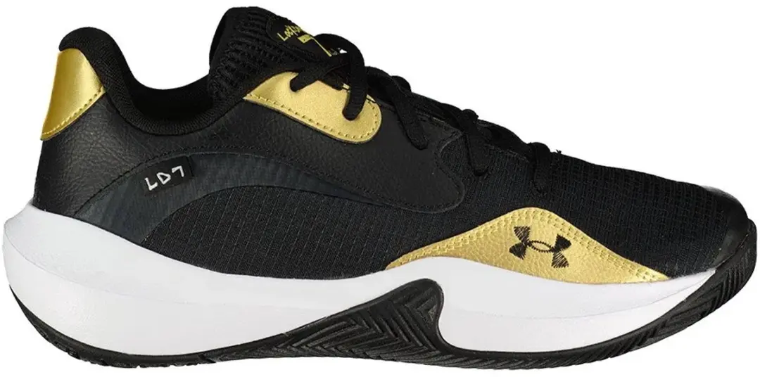 Under Armour Lockdown 7 Low Basketbalschoenen - Zwart EU 40 - afbeelding 6 van 6
