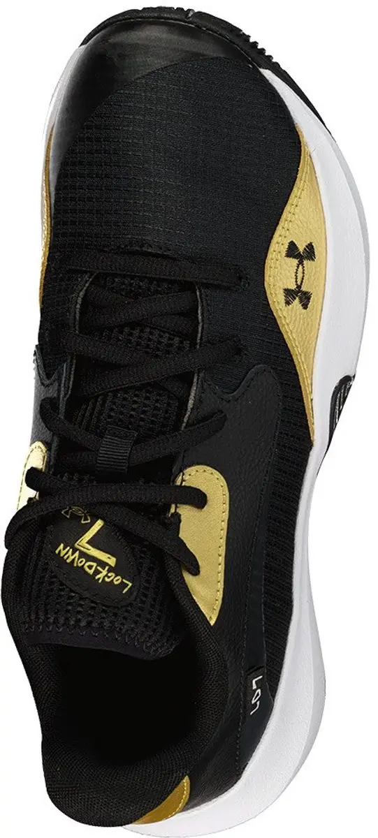 Under Armour Lockdown 7 Low Basketbalschoenen - Zwart EU 40