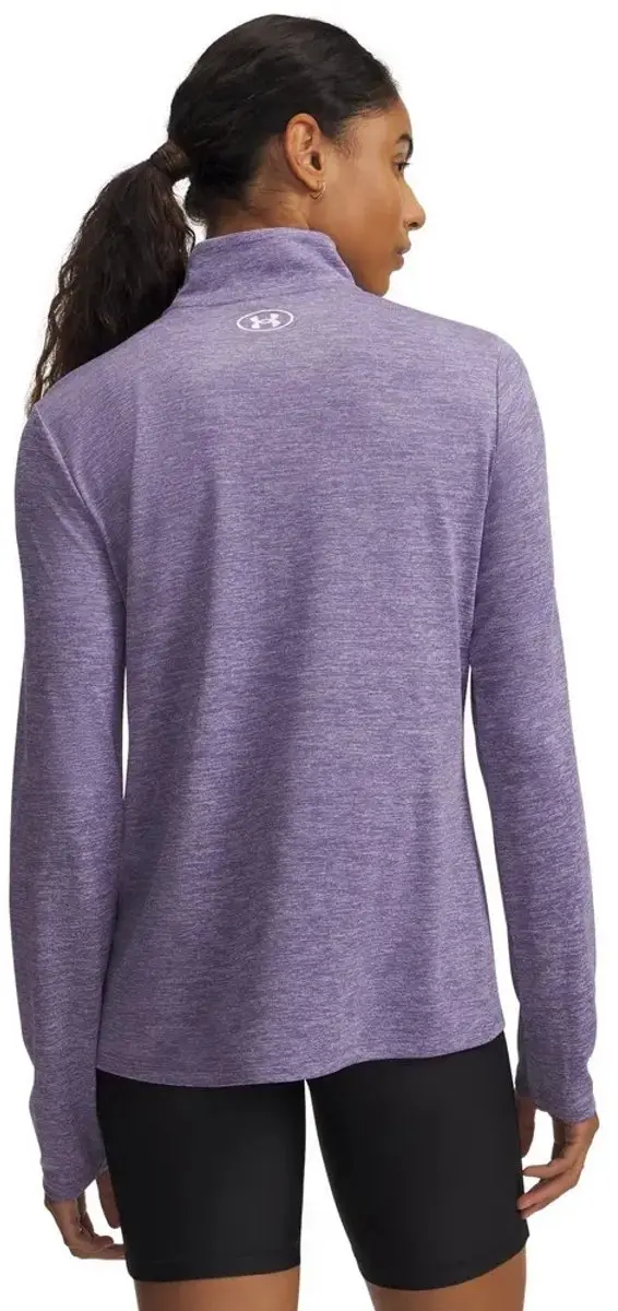 Under Armour Tech 1/2 Zip Dames Sporttrui - Paars/Wit