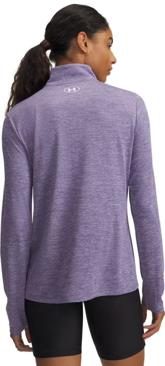 Under Armour Tech 1/2 Zip Dames Sporttrui - Paars/Wit