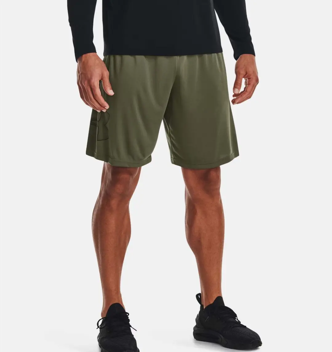 Under Armour UA Tech Graphic Short Heren - XL - Groen/Zwart