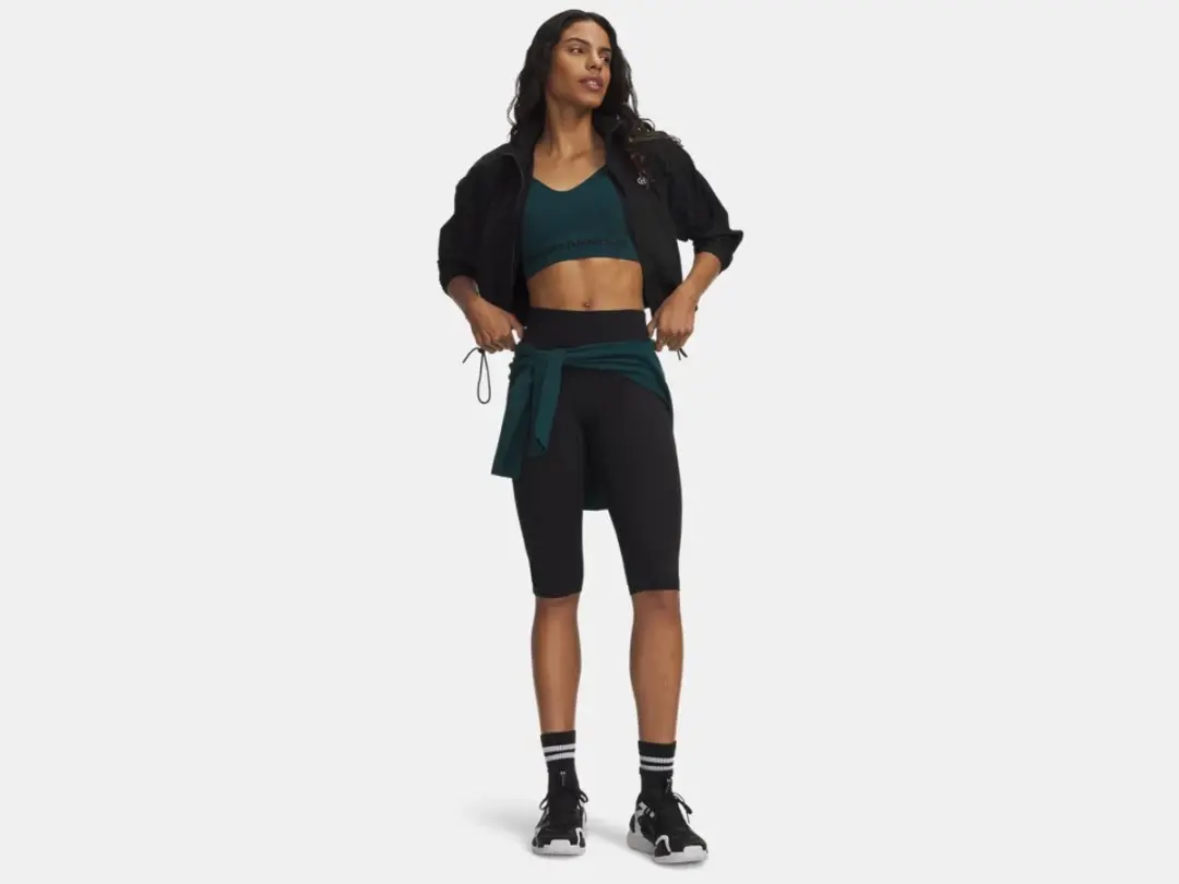 Under Armour Motion Sportlegging Dames Capri - S/36 - Zwart