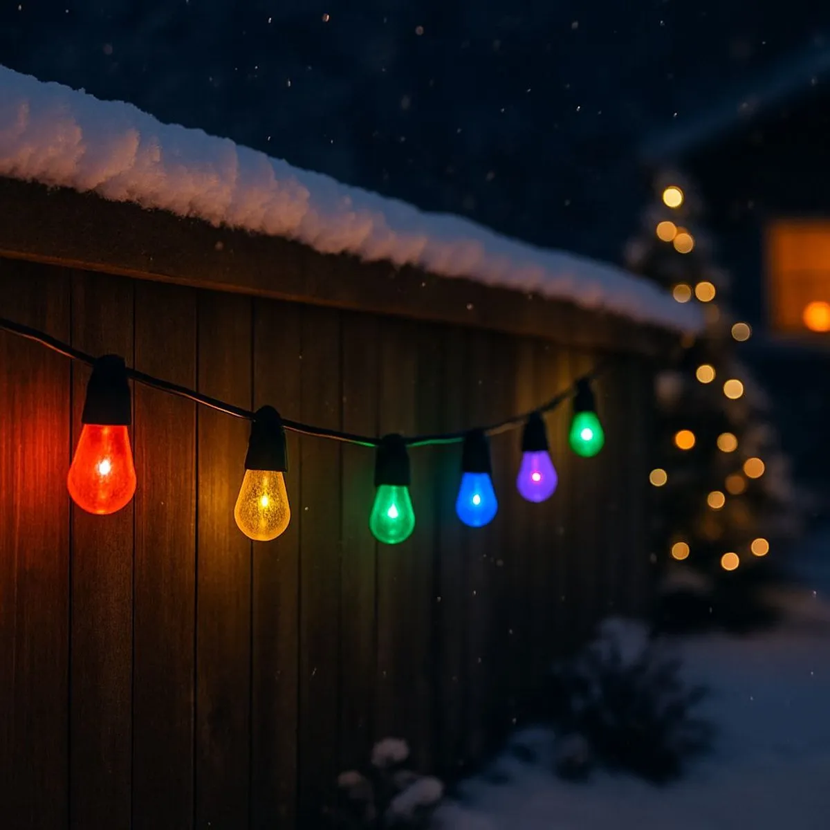 Calex Vista Lichtsnoer 10m - Voor Buiten - Lichtslinger met 10 lampjes - Warm Wit en gekleurd licht - Tuinverlichting - Uitbreidbaar - Koppelbaar - Te gebruiken als Kerstverlichting
