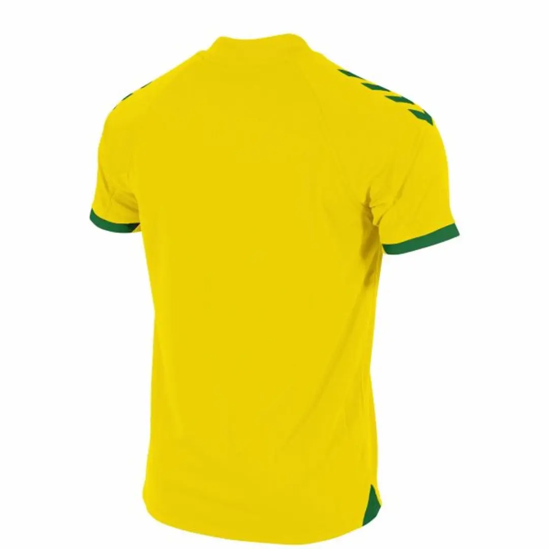 Hummel Fyn Shirt - 128 - Geel/ Groen