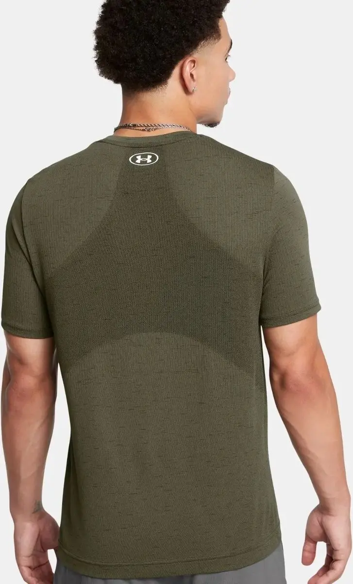 Under Armour Vanish Seamless Sportshirt Heren - XL - Donkergroen