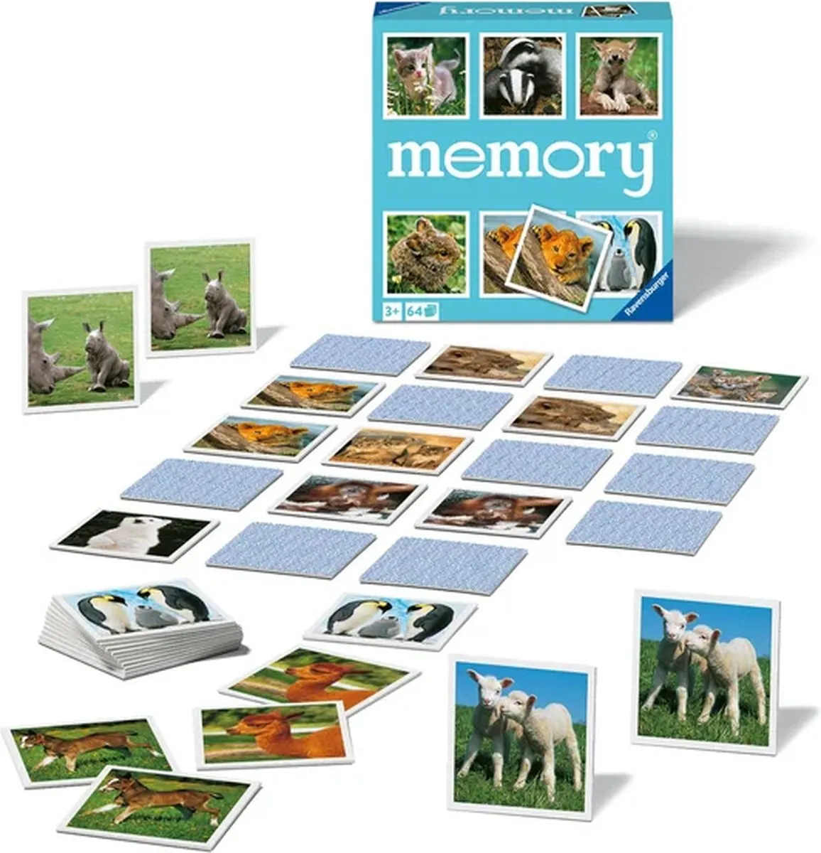 Ravensburger Animal Babies Memory 020879 - Bordspel