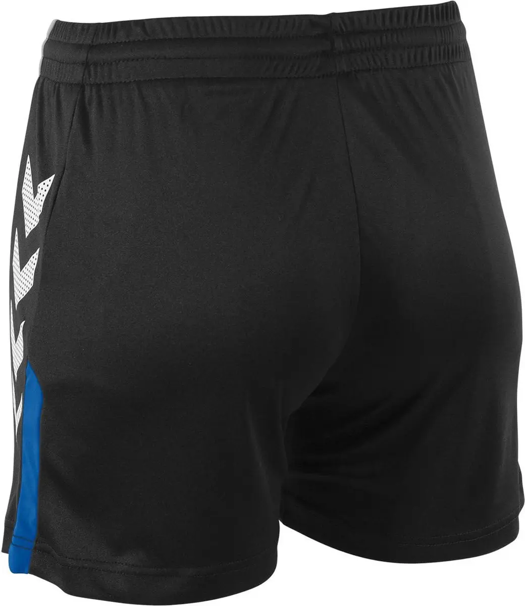 Hummel Aarhus Shorts Sportbroek Dames S - Zwart/Blauw