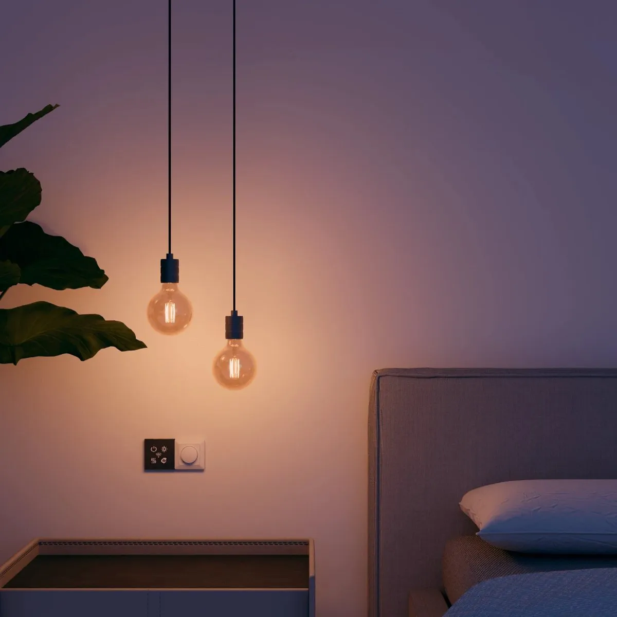 Calex Slimme LED Filament Lamp E27 7W - Warm Wit 1800K - afbeelding 6 van 6