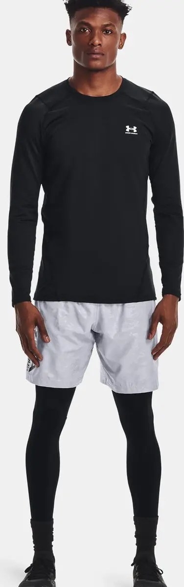 Under Armour Cold Gear Fitted Crew Longsleeve - Heren L - Zwart