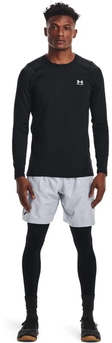 Under Armour Cold Gear Fitted Crew Longsleeve - Heren L - Zwart