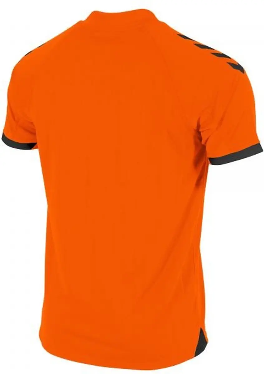 Hummel Fyn Shirt Heren - Korte mouw - 2XL - Oranje/Zwart - afbeelding 6 van 6