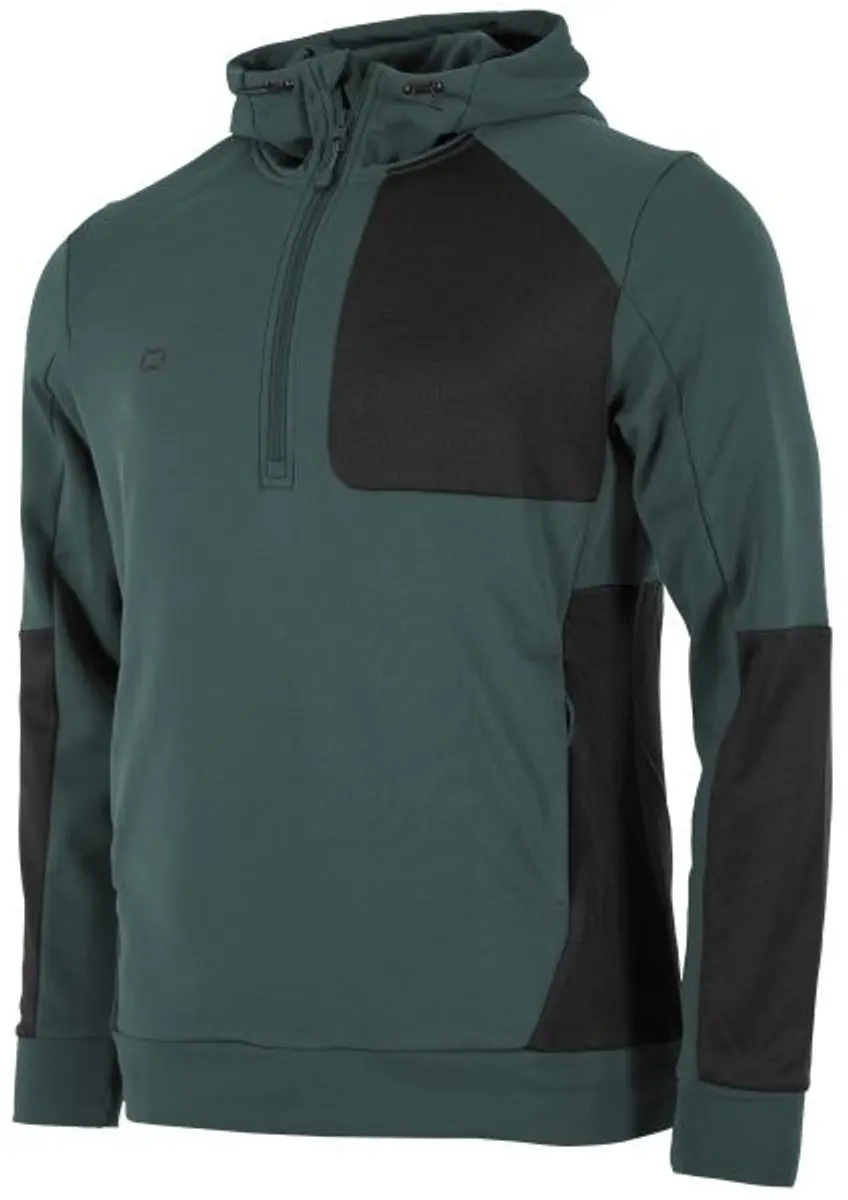 Stanno Plaza Brush Hooded Half Zip Top M