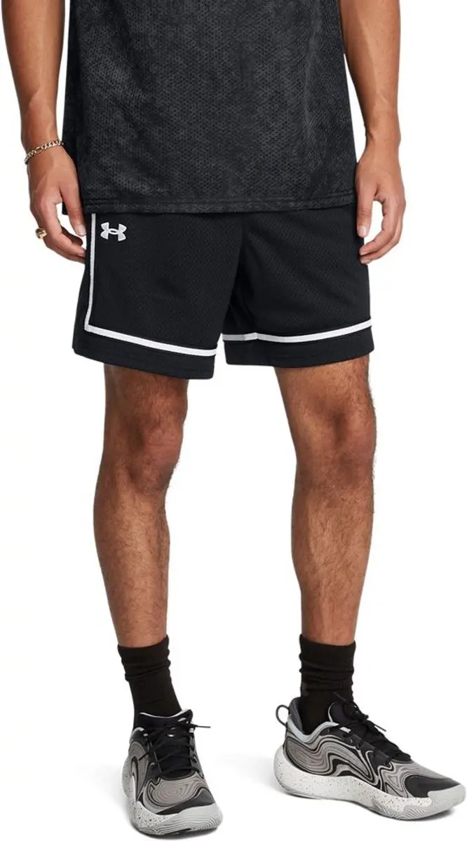 Under Armour Ua Zone Pro 7" Mesh Short L - Black/White