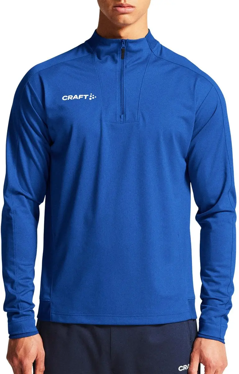 Craft Evolve 2.0 Half Zip Longsleeve Shirt Heren - XL - Blauw