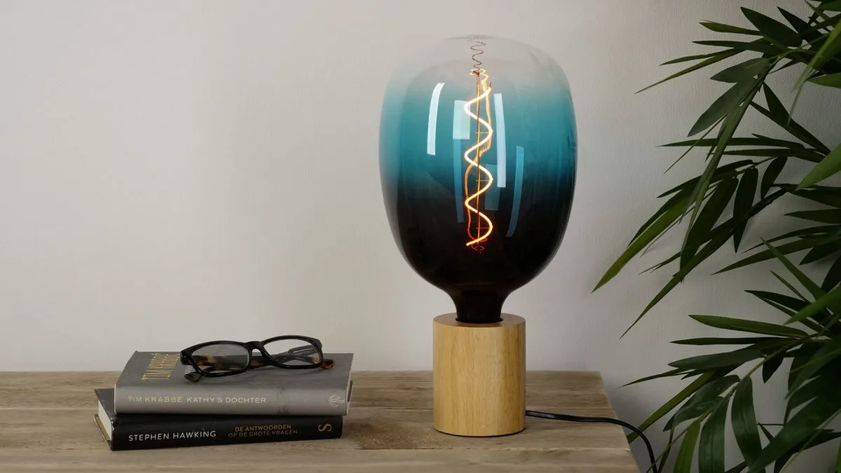 Eglo LED Lamp E27 Ø18cm Blauw 2000K - 4W