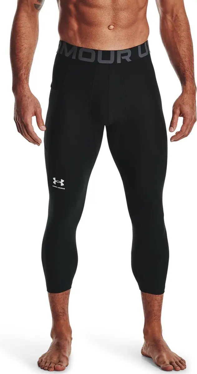 Under Armour UA HG Armour 3/4 Legging Heren - S - Zwart