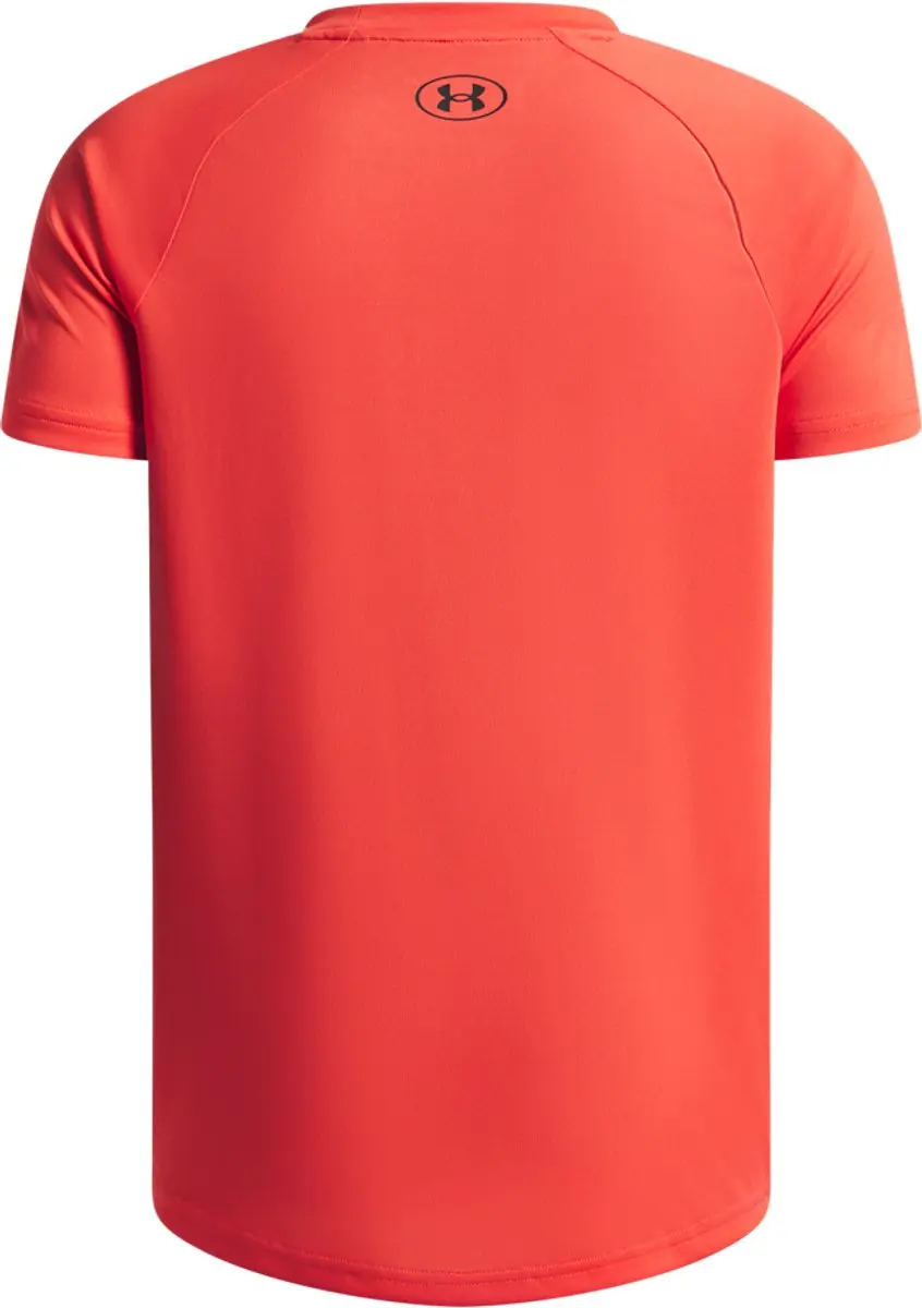 Under Armour UA Tech 2.0 SS Jongens Sportshirt 140 - Venom Rood/Zwart