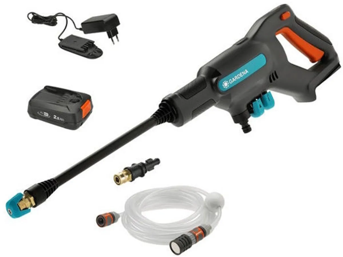 Gardena AquaClean 24/18V P4A Hogedrukreiniger - 24 bar - 2500mAh