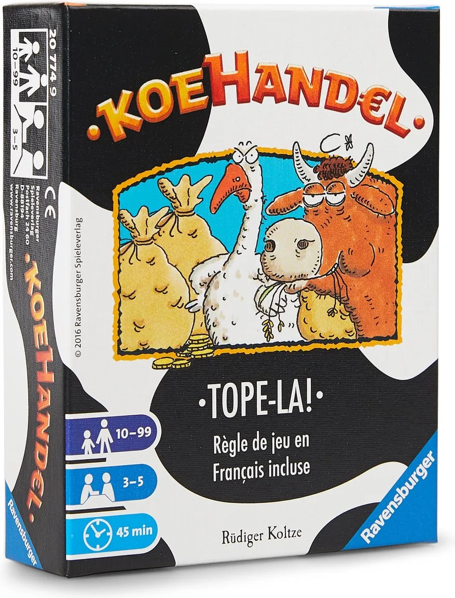 Ravensburger Koehandel - Kaartspel 207749 - 3-5 Spelers