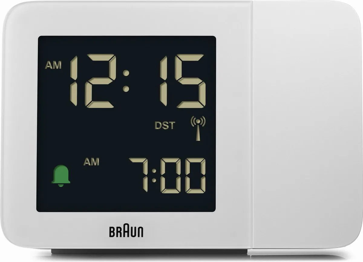 Braun BC15W-DCF Wekker Projectie