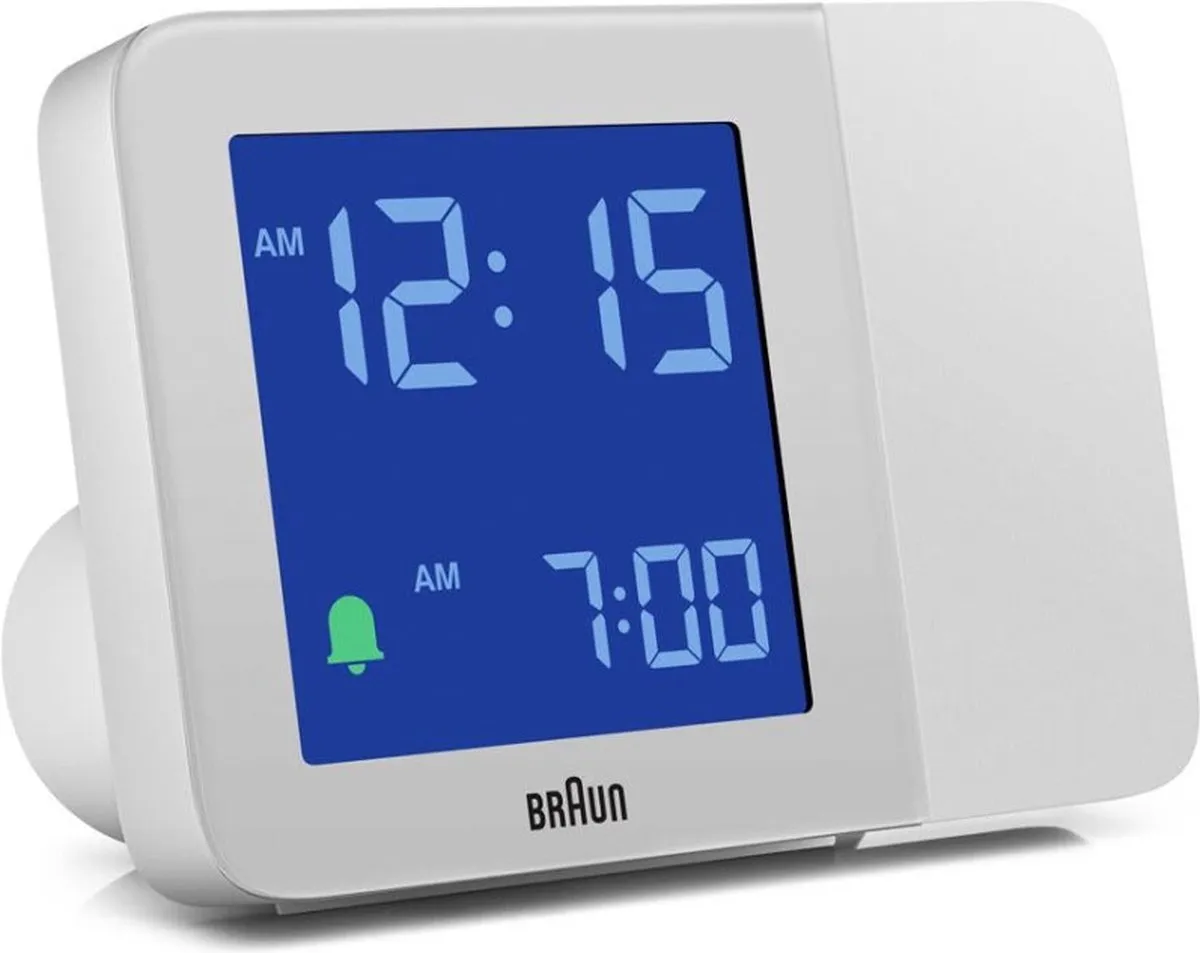 Braun BC15W-DCF Wekker Projectie - Wit - afbeelding 6 van 6