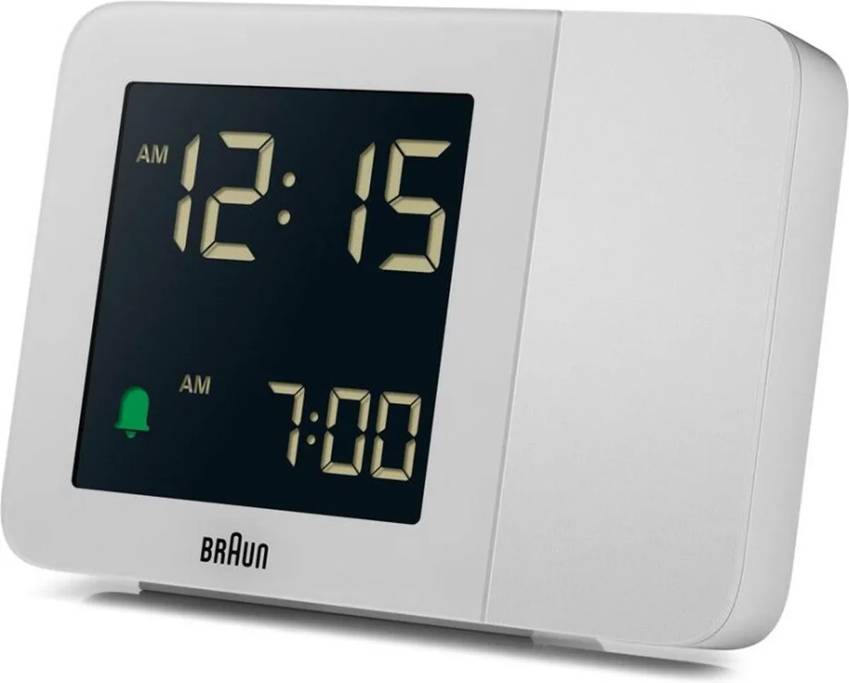 Braun BC15W-DCF Wekker Projectie - Wit