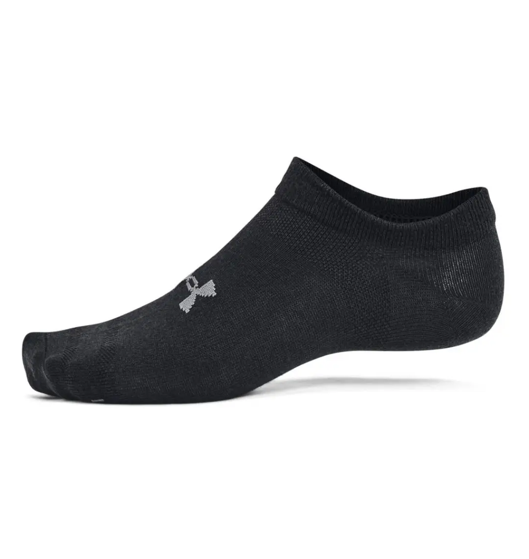 Under Armour Essential No Show Sokken - 6 Stuks - Zwart/Dark Grey - afbeelding 6 van 6