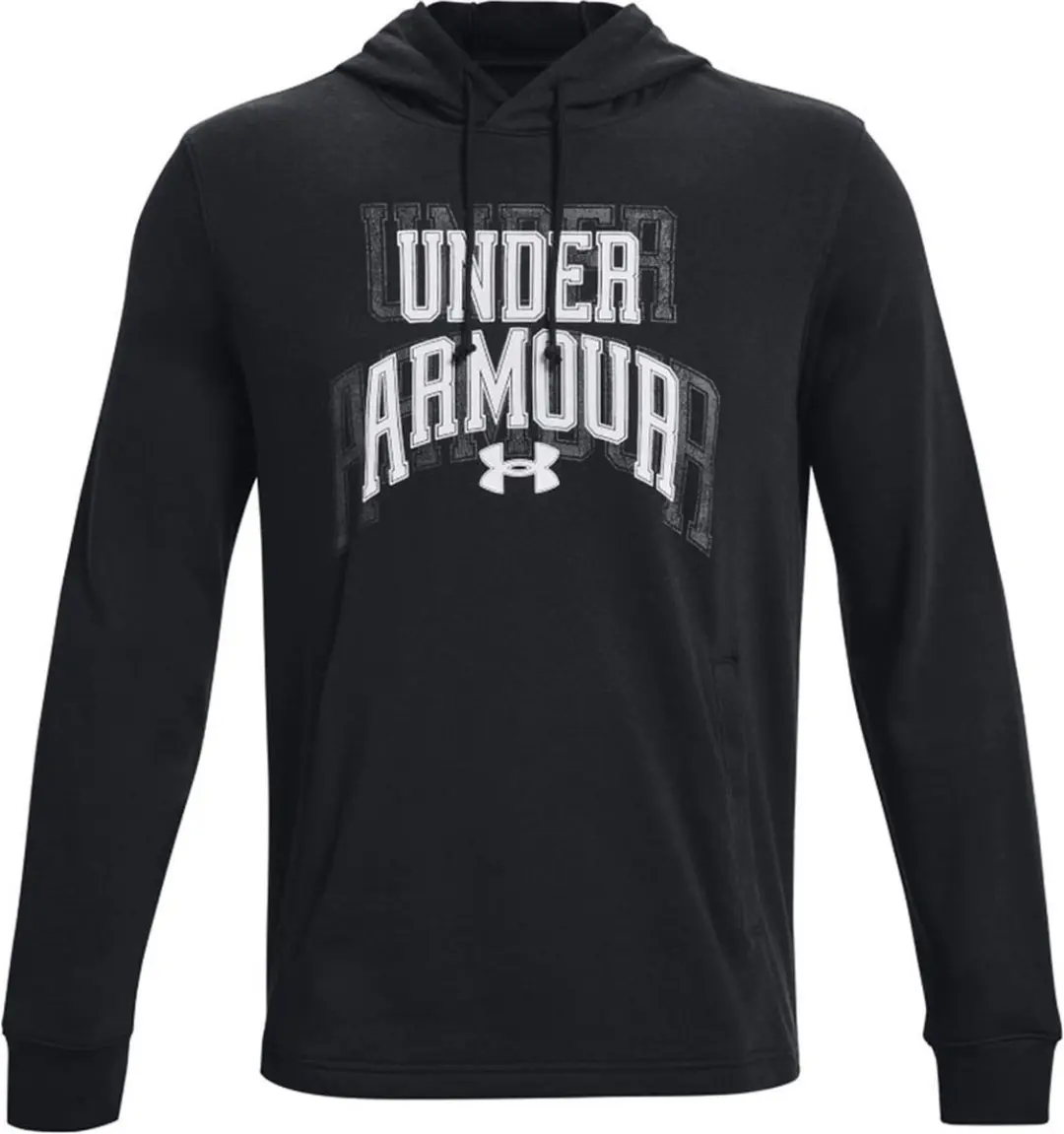 Under Armour Rival Terry Graphic Hoodie L - Zwart
