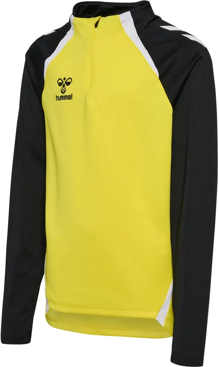 Hummel Hmllead 2.0 Half Zip Kindertrainingsjack 164 - Blazing Yellow/Black