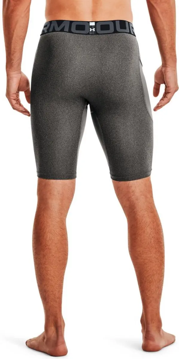 Under Armour UA HG Armour Lng Shorts Heren - Grijs/Zwart