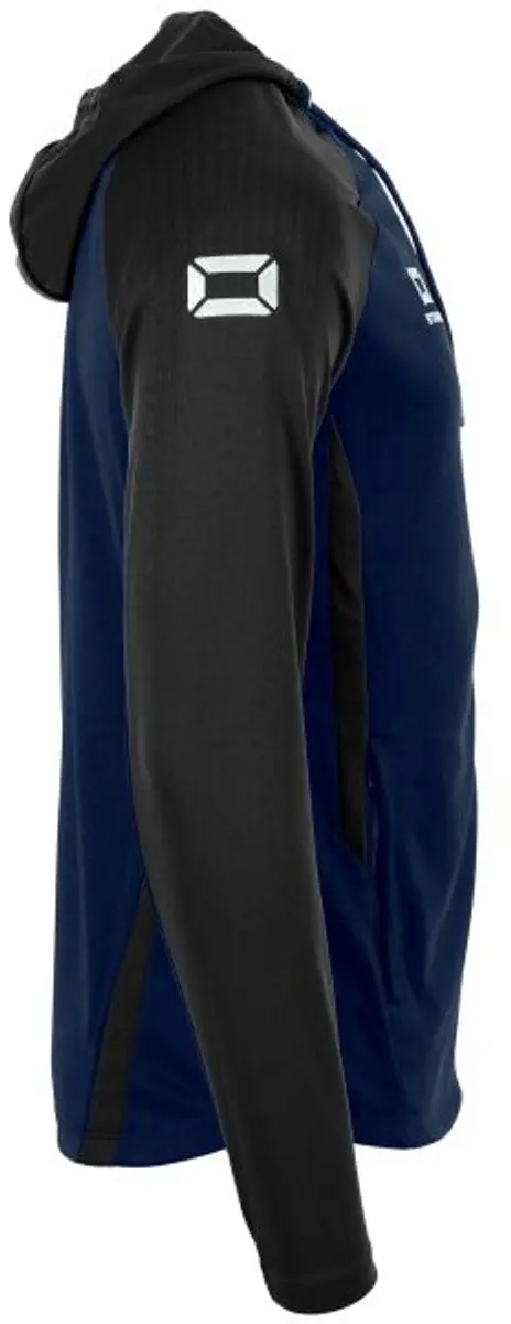 Stanno Stadio Hooded Full Zip Top XXXL - Navy/Zwart