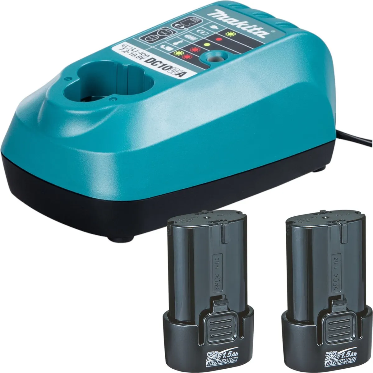 Makita DF012DSE Accuboormachine - 2x 1,5Ah - 21 standen - Koffer - afbeelding 6 van 6