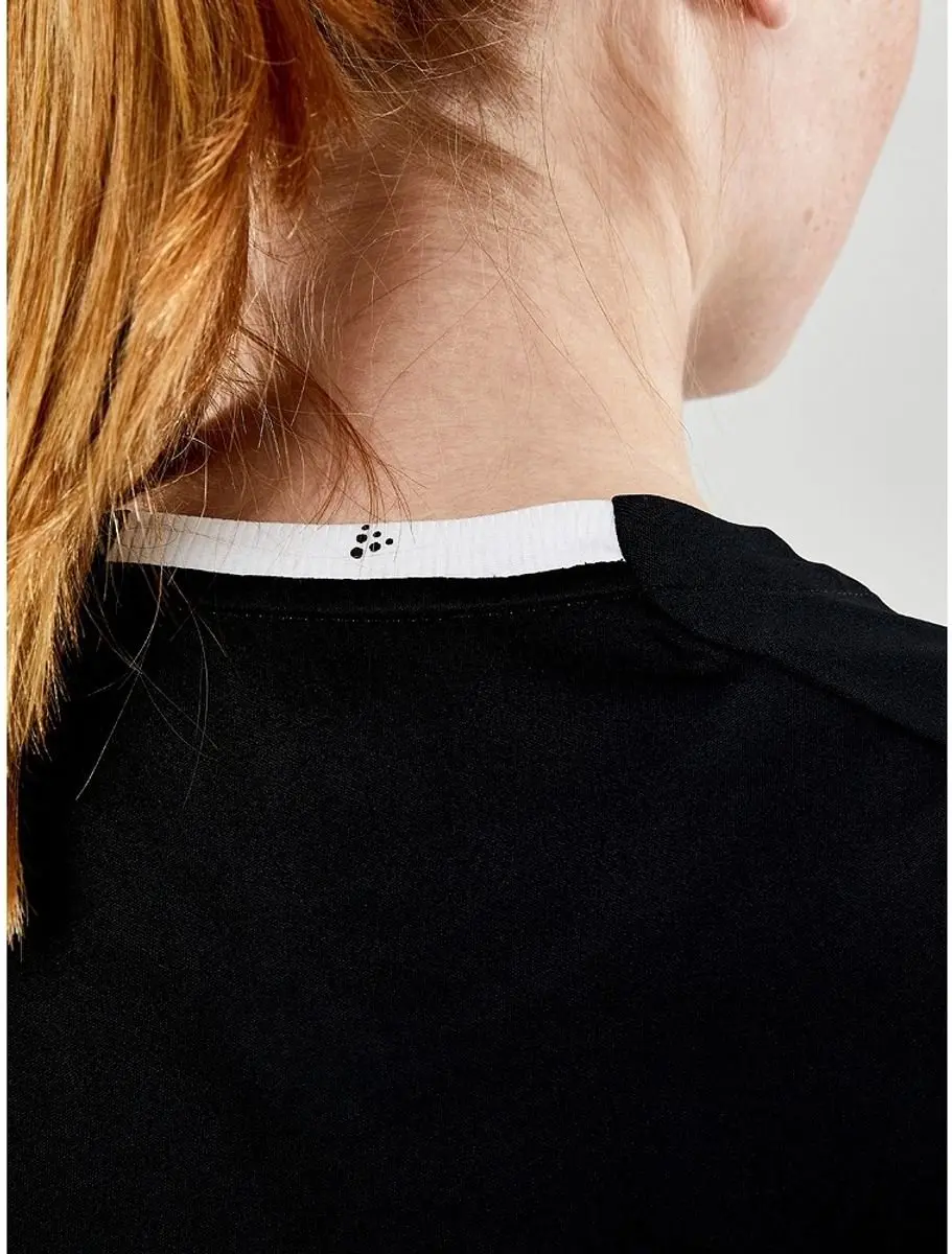 Craft Progress 2.0 Stripe Shirt Dames - L - Zwart/Groen - afbeelding 6 van 6