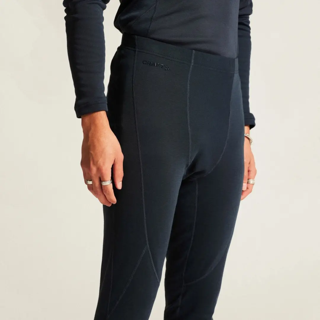 Craft Warm Baselayer Set Heren L - Donkerblauw